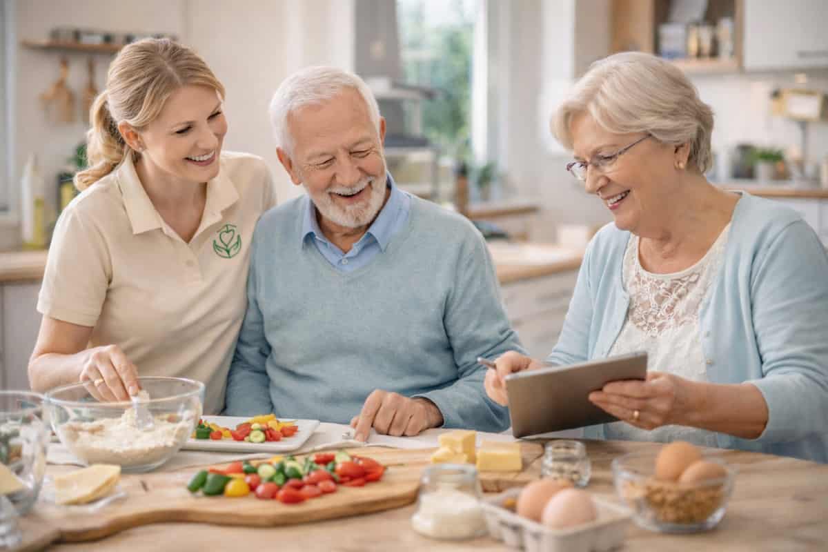 Gemeinsame Aktivierung und soziale Beschäftigung in angenehmer Atmosphäre