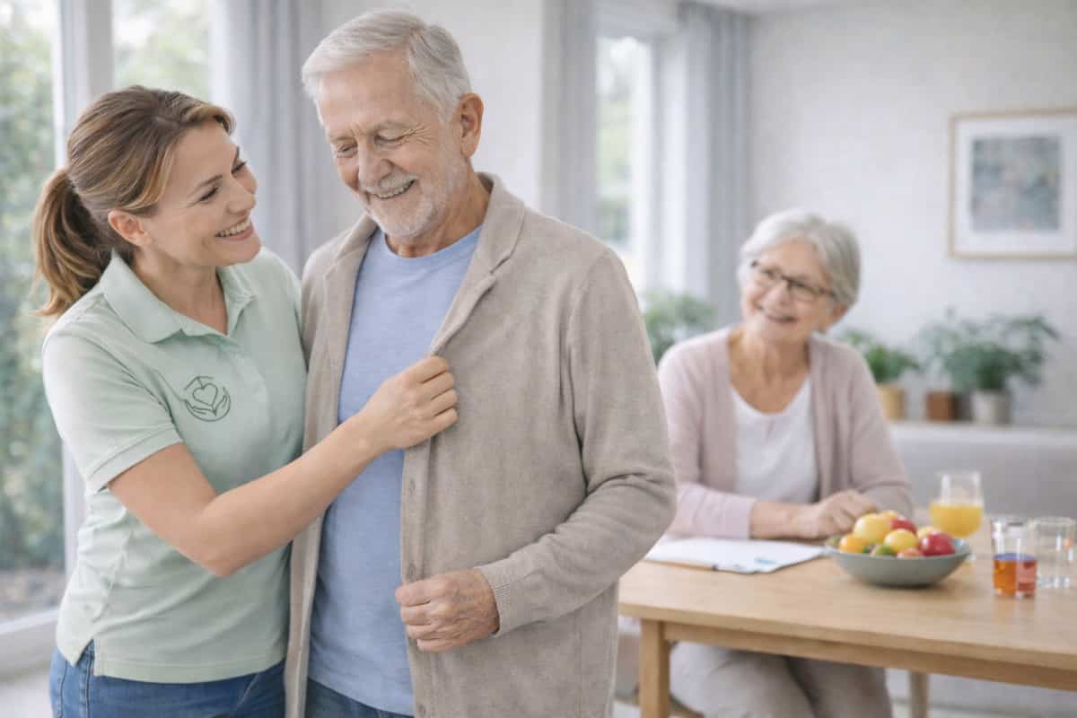 Alltagsbegleitung und Grundpflege zu Hause – Unterstützung beim Ankleiden