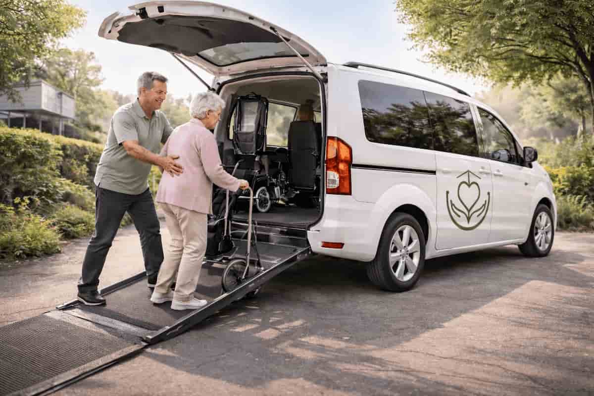 Barrierefreier Fahrdienst – Lebensanker begleitet sicher zum Arzt